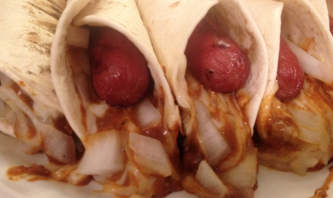 Burrito Style Chili Dogs