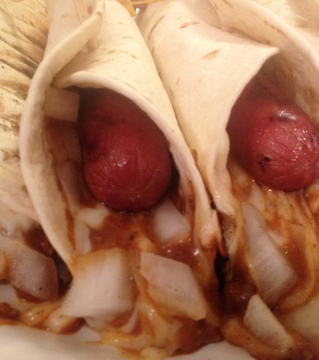 Burrito Style Chili Dogs