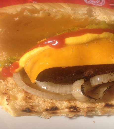 Hot Dog Style Hamburger