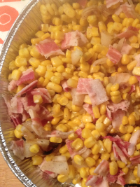 Corn and Bacon ingredients